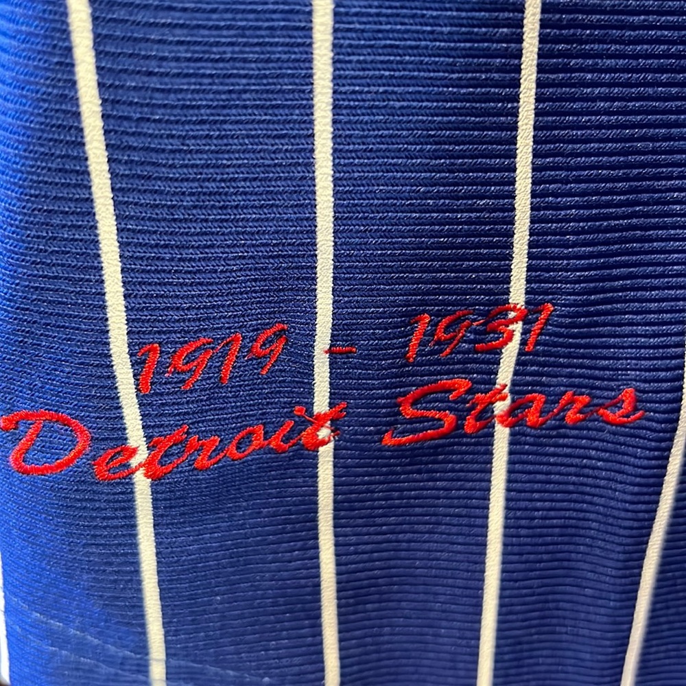 Headgear Rare Negro League Baseball Classics Nostalgic Jersey #24 Detroit Stars! - Picture 11 of 13